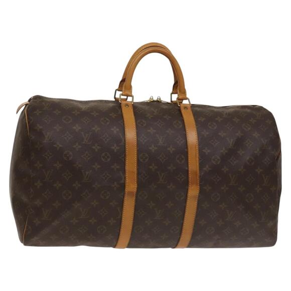 LOUIS VUITTON Monogram Keepall 55 Boston Bag M41424 - Picture 1 of 16